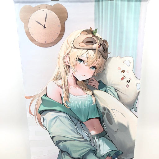 【現状渡し品】 ホロライブ 秘密結社holoX VTuber 風真いろは 等身大タペストリー きんにくぽよぽよ (うみぼうず) C101 053-260706-ma-03-fur 万代Net店
