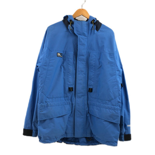 【ジャンク品】【メンズ】 RLX RALPH LAUREN アールエルエックス ラルフローレン マウンテンパーカー アウター 148-250831-hn-03-fur サイズ：M カラー：ブルー/ブラック 万代Net店