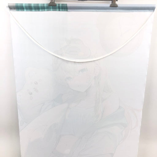 【現状渡し品】 ホロライブ 秘密結社holoX VTuber 風真いろは 等身大タペストリー きんにくぽよぽよ (うみぼうず) C101 053-260706-ma-03-fur 万代Net店