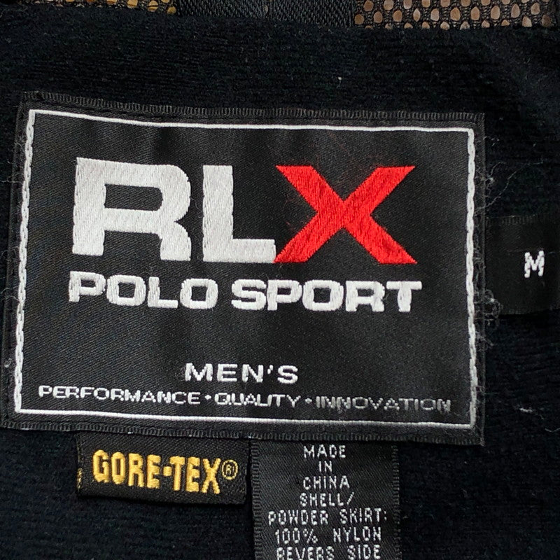 【ジャンク品】【メンズ】 RLX RALPH LAUREN アールエルエックス ラルフローレン マウンテンパーカー アウター 148-250831-hn-03-fur サイズ：M カラー：ブルー/ブラック 万代Net店