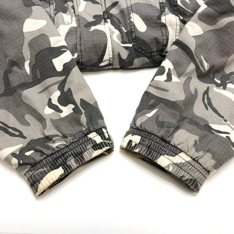 【現状渡し品】【メンズ】 US ARMY アメリカ軍 ジャケット アウター 145-250831-hn-04-fur サイズ：XXL カラー：グレー/カモフラージュ 万代Net店