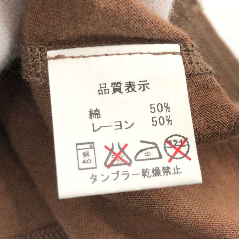 【中古品】【メンズ】 RJB アールジェイビー S/S TEE ショートスリーブTシャツ 半袖 トップス 145-250528-hn-03-fur サイズ：38 カラー：ブラウン 万代Net店