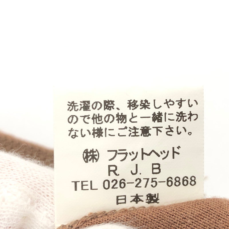 【中古品】【メンズ】 RJB アールジェイビー S/S TEE ショートスリーブTシャツ 半袖 トップス 145-250528-hn-03-fur サイズ：38 カラー：ブラウン 万代Net店
