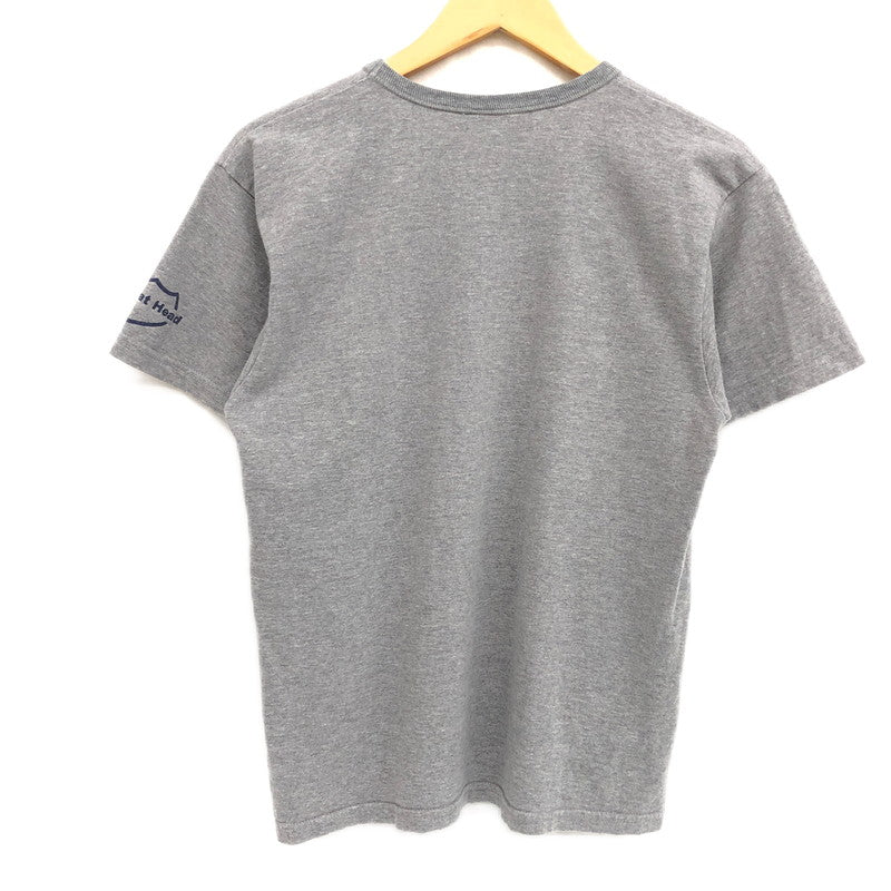 【中古品】【メンズ】 THE FLAT HEAD GLORY PARK フラットヘッド グローリーパーク プリントTシャツ 半袖 トップス 145-250528-hn-04-fur サイズ：40 カラー：グレー 万代Net店