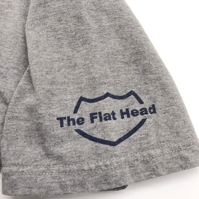 【中古品】【メンズ】 THE FLAT HEAD GLORY PARK フラットヘッド グローリーパーク プリントTシャツ 半袖 トップス 145-250528-hn-04-fur サイズ：40 カラー：グレー 万代Net店