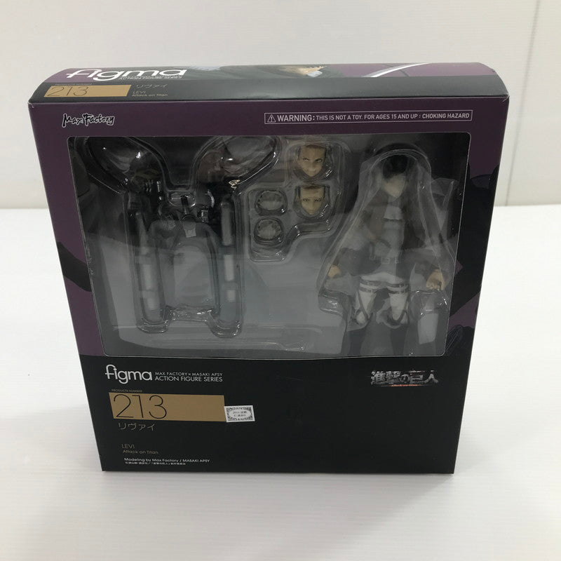 【中古品】 figma 213 リヴァイ 進撃の巨人 052-260512-yk-04-tag 万代Net店