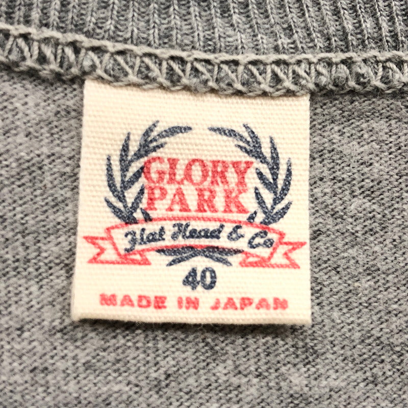 【中古品】【メンズ】 THE FLAT HEAD GLORY PARK フラットヘッド グローリーパーク プリントTシャツ 半袖 トップス 145-250528-hn-04-fur サイズ：40 カラー：グレー 万代Net店