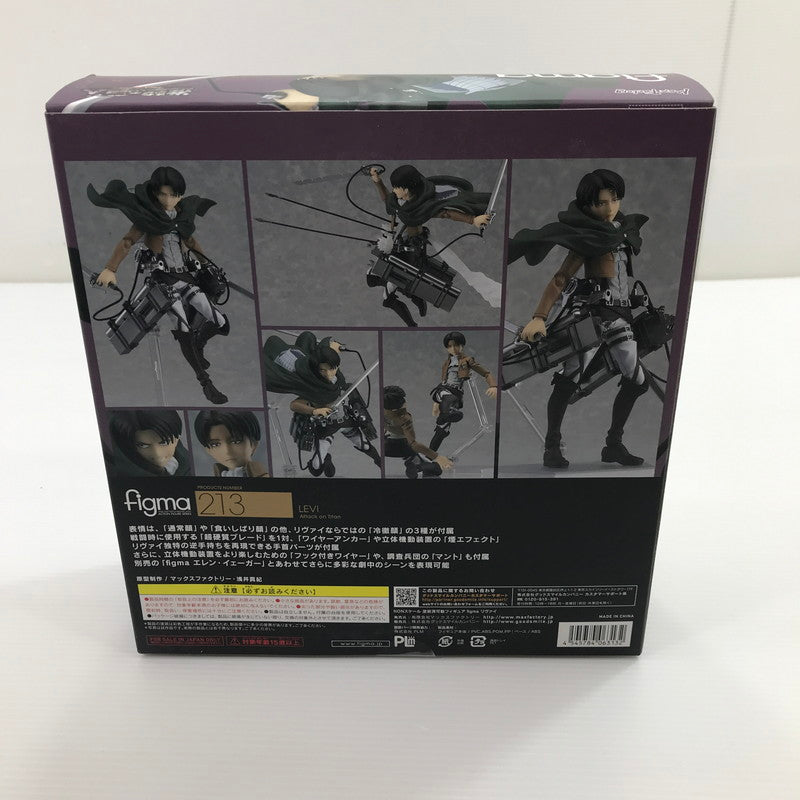 【中古品】 figma 213 リヴァイ 進撃の巨人 052-260512-yk-04-tag 万代Net店