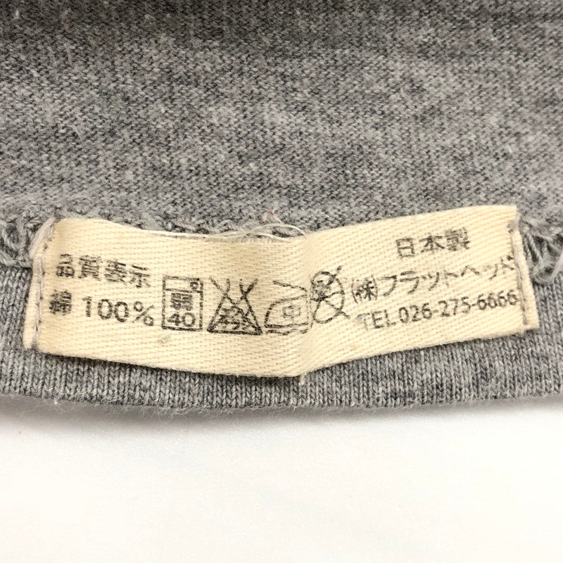 【中古品】【メンズ】 THE FLAT HEAD GLORY PARK フラットヘッド グローリーパーク プリントTシャツ 半袖 トップス 145-250528-hn-04-fur サイズ：40 カラー：グレー 万代Net店