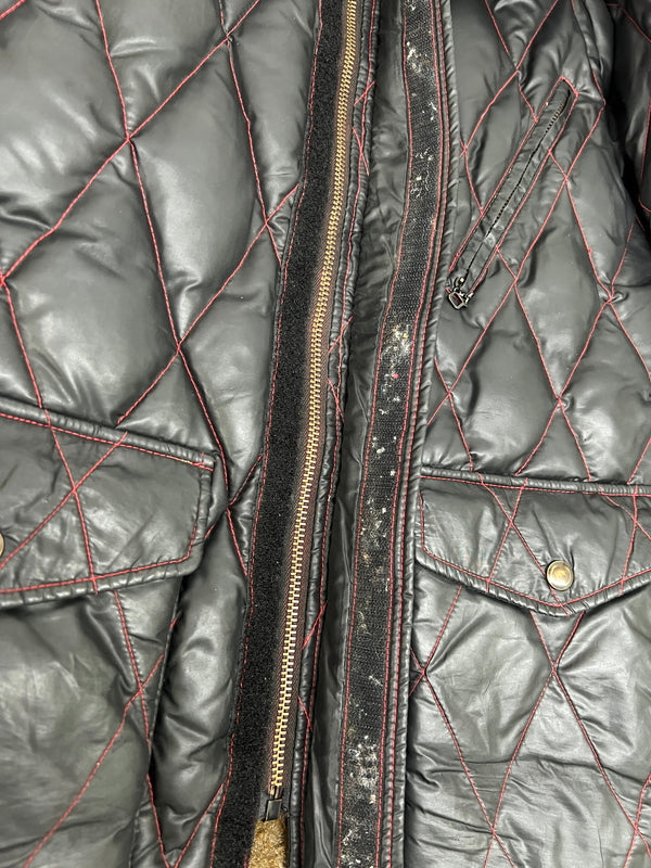 【現状渡し品】【メンズ】 WESTRIDE ウエストライド RACING DOWN JACKET レーシング ダウンジャケット キルティングステッチ アウター 145-260919-YS-11-hon サイズ：S カラー：ブラック 万代Net店