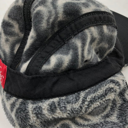 【中古品】【メンズ/レディース】 SUPREME シュプリーム LEOPARD POLAR FLEECE EARFLAP CAMP CAP レオパード ポーラー フリース イヤーフラップ キャンプ キャップ 帽子 149-260509-hn-02-fur サイズ：M-L カラー：グレー 万代Net店