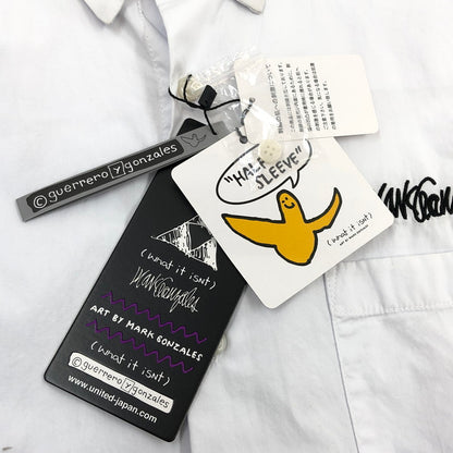 【中古品】【メンズ】 Mark Gonzales マークゴンザレス 2H8-14832 半袖シャツ カジュアルシャツ トップス 150-260212-hn-06-fur サイズ：L カラー：ホワイト 万代Net店