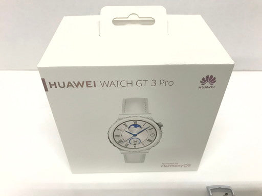 【中古美品】 HUAWEI スマートウォッチ GT 3 Pro 43mm クラシックモデル シルバー 096-241125-YS-3-fuz 万代Net店