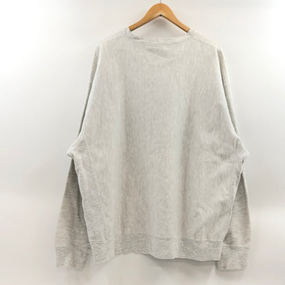 【中古品】【メンズ】 CHAMPION チャンピオン REVERSE WEAVE 00S "BROWN" PRINT SWEATSHIRT リバースウィーブ プリント スウェットシャツ トレーナー トップス 146-261019-hn-12-fur サイズ：XXL カラー：グレー 万代Net店
