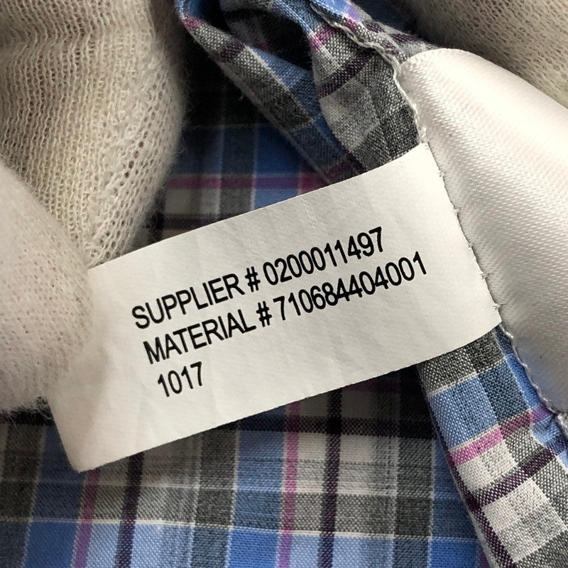 【中古品】【メンズ】 RALPH LAUREN ラルフローレン PONY EMBROIDERY L/S BD CHECK SHIRT ポニーエンブロイダリー ボタンダウン 長袖チェックシャツ カジュアルシャツ トップス 147-260509-hn-05-fur サイズ：M カラー：ブルー系 万代Net店