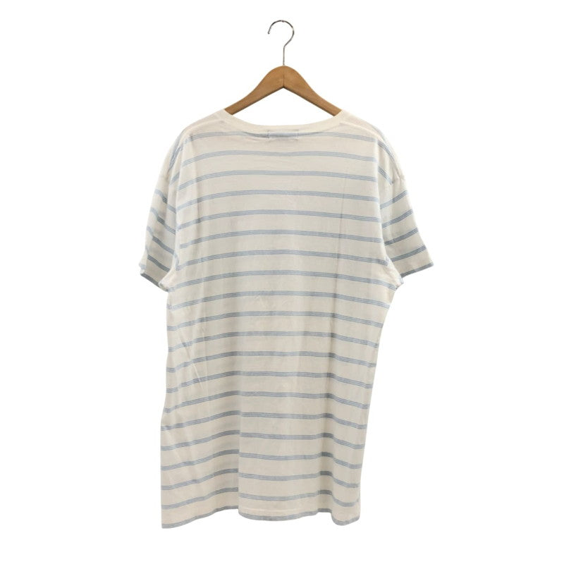 【現状渡し品】【メンズ】 POLO RALPH LAUREN ポロ・ラルフローレン 半袖Tシャツ トップス 146-251201-hn-07-fur サイズ：XL カラー：ホワイト/ブルー系 万代Net店