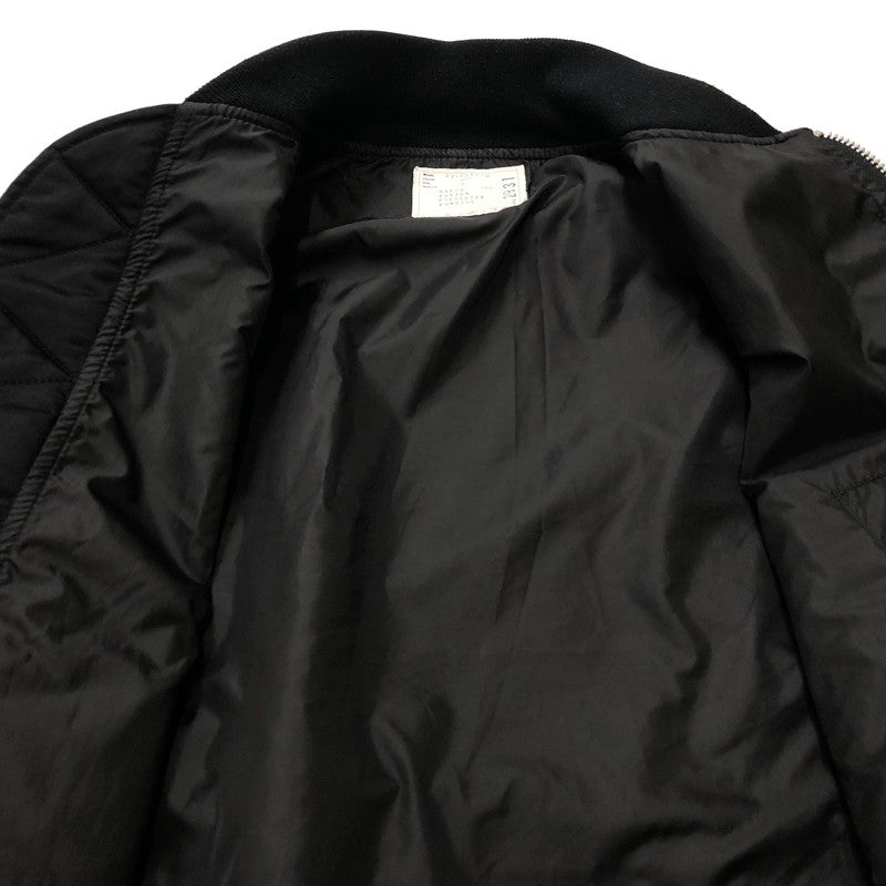 【中古品】【メンズ】 Sacai サカイ 22-02931M 22AW NYLON TWILL BLOUSON フライトジャケット ナイロン ツイル ブルゾン 140-240427-tk-10-tei サイズ：3 カラー：BLACK 万代Net店