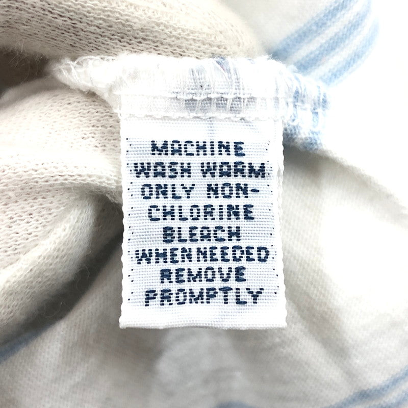 【現状渡し品】【メンズ】 POLO RALPH LAUREN ポロ・ラルフローレン 半袖Tシャツ トップス 146-251201-hn-07-fur サイズ：XL カラー：ホワイト/ブルー系 万代Net店