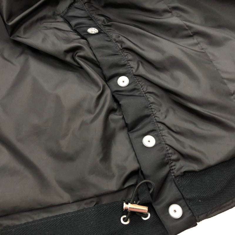 【中古品】【メンズ】 Sacai サカイ 22-02931M 22AW NYLON TWILL BLOUSON フライトジャケット ナイロン ツイル ブルゾン 140-240427-tk-10-tei サイズ：3 カラー：BLACK 万代Net店