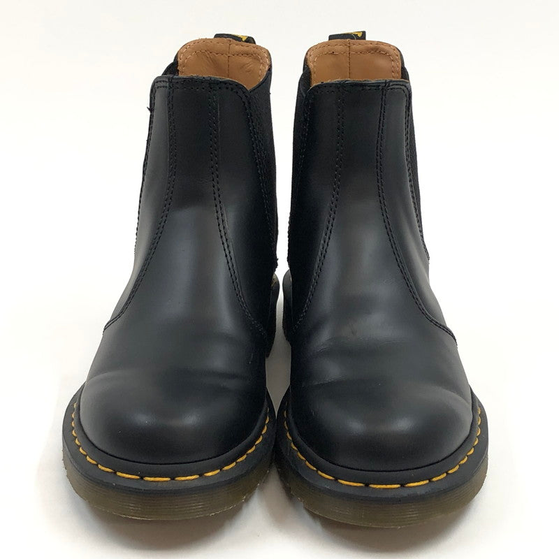 【中古品】【メンズ/レディース】 Dr.Martens ドクターマーチン YS CHELSEA BOOT 2976 イエローステッチ チェルシーブーツ サイドゴア シューズ 靴 164-260214-hn-01-fur サイズ：UK 6 カラー：ブラック 万代Net店