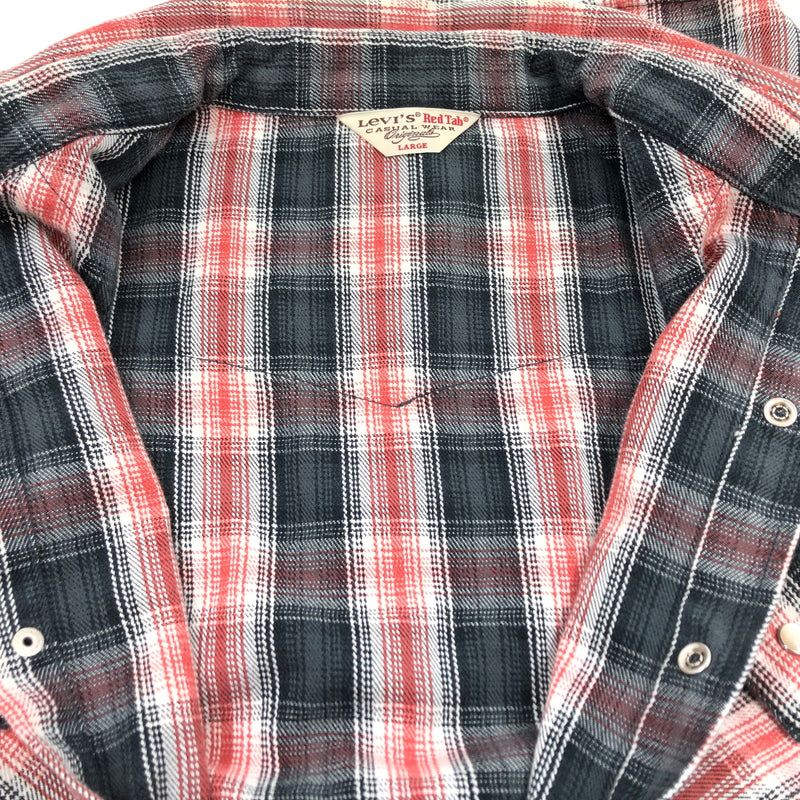 【中古品】【メンズ】 LEVI'S RED TAB リーバイス レッドタブ WESTERN L/S SHIRT 60505 ウェスタン 長袖シャツ カジュアルシャツ トップス 146-260727-hn-02-fur サイズ：L カラー：マルチカラー 万代Net店