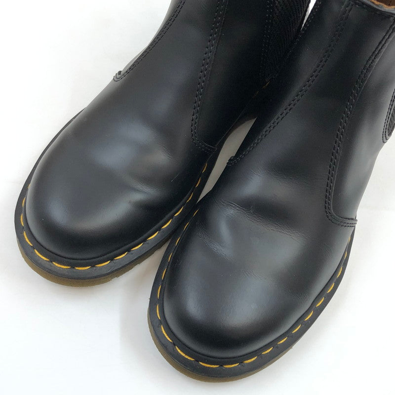 【中古品】【メンズ/レディース】 Dr.Martens ドクターマーチン YS CHELSEA BOOT 2976 イエローステッチ チェルシーブーツ サイドゴア シューズ 靴 164-260214-hn-01-fur サイズ：UK 6 カラー：ブラック 万代Net店