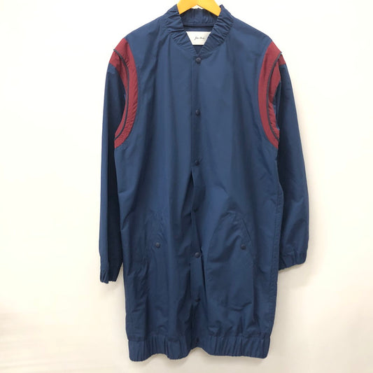 【中古品】【メンズ】 JULIEN DAVID ジュリアン デイヴィッド 14SS STADIUM LONG JUMPER WOVEN JACKET スタジアム ロング ジャンパー ジャケット 140-231229-tk-7-tei サイズ：L カラー：NAVY ネイビー 万代Net店