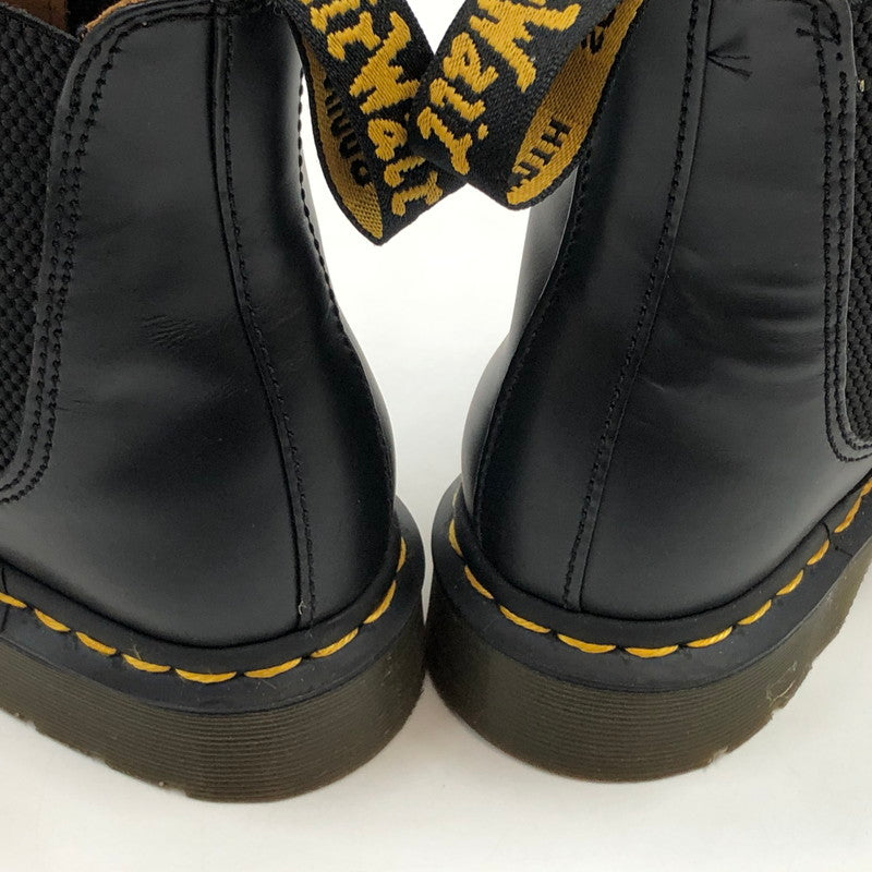 【中古品】【メンズ/レディース】 Dr.Martens ドクターマーチン YS CHELSEA BOOT 2976 イエローステッチ チェルシーブーツ サイドゴア シューズ 靴 164-260214-hn-01-fur サイズ：UK 6 カラー：ブラック 万代Net店