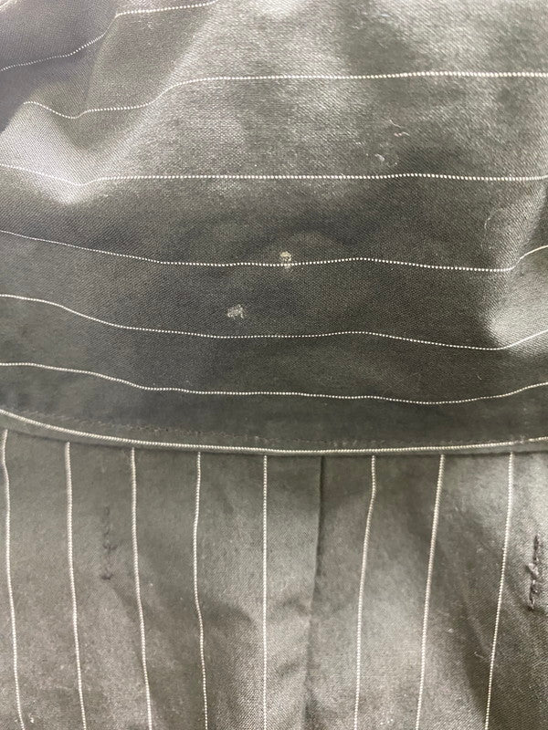 【中古品】【メンズ】 HONOR GATHERING オナーギャザリング STRIPE SHIRT ストライプシャツ 18SS-SB02 メンズ シャツ 140-260703-hu-01-min サイズ：M カラー：グレー系 万代Net店