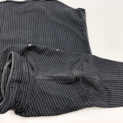 【現状渡し品】【メンズ】 SKULL FLIGHT スカルフライト RIDERS STRIPE WESTERN L/S SHIRT ライダース ストライプ ウエスタン 長袖シャツ カジュアルシャツ トップス 145-260727-hn-03-fur サイズ：38 カラー：グレー系 万代Net店