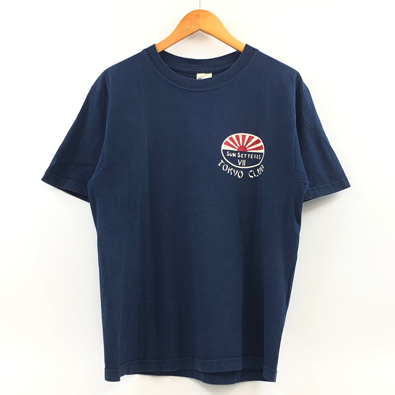 【現状渡し品】【メンズ】 BUZZ RICKSONS バズリクソンズ SUN SETTERS S/S TEE 半袖Tシャツ トップス 145-260727-hn-04-fur サイズ：M カラー：ネイビー 万代Net店
