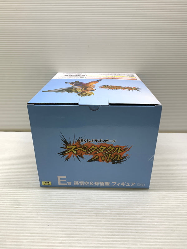 【中古品】 一番くじ ドラゴンボール スペクタクルバトル E賞 孫悟空＆孫悟飯 フィギュア バンダイ 箱あり 050-260907-YT-04-min 万代Net店