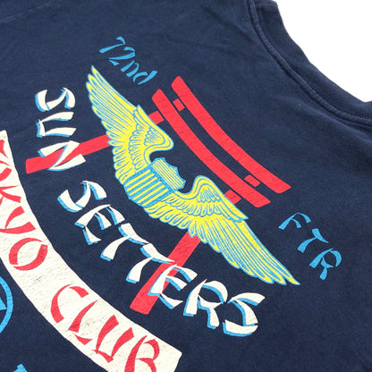 【現状渡し品】【メンズ】 BUZZ RICKSONS バズリクソンズ SUN SETTERS S/S TEE 半袖Tシャツ トップス 145-260727-hn-04-fur サイズ：M カラー：ネイビー 万代Net店
