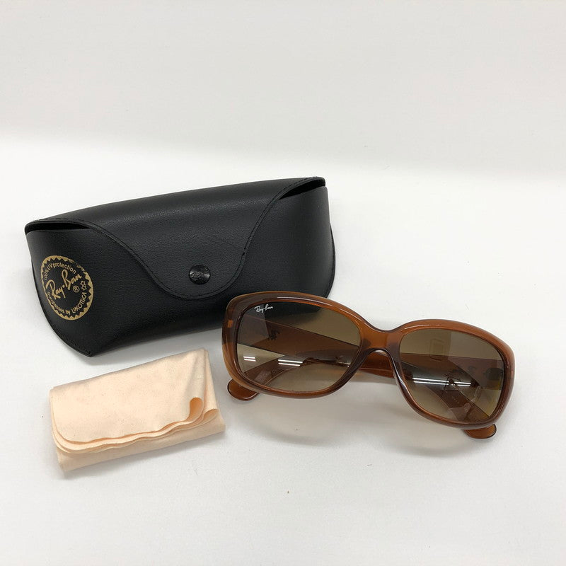【中古品】【メンズ/レディース】 Ray-Ban レイバン JACKIE OHH RB4101 ジャッキー・オー サングラス アイウェア 203-250529-hn-01-fur サイズ：(実寸)レンズ幅 約6cm/ブリッジ幅 約1.5cm/テンプル長 約13.5cm カラー：ブラウン系 万代Net店