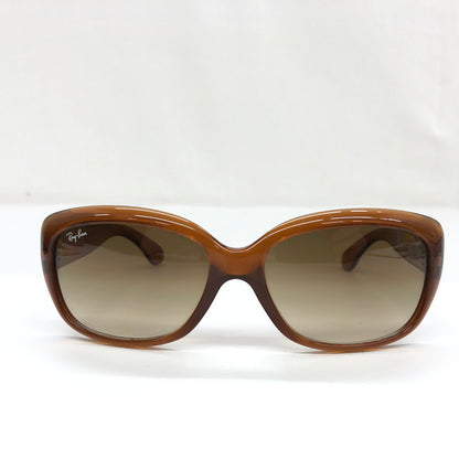 【中古品】【メンズ/レディース】 Ray-Ban レイバン JACKIE OHH RB4101 ジャッキー・オー サングラス アイウェア 203-250529-hn-01-fur サイズ：(実寸)レンズ幅 約6cm/ブリッジ幅 約1.5cm/テンプル長 約13.5cm カラー：ブラウン系 万代Net店