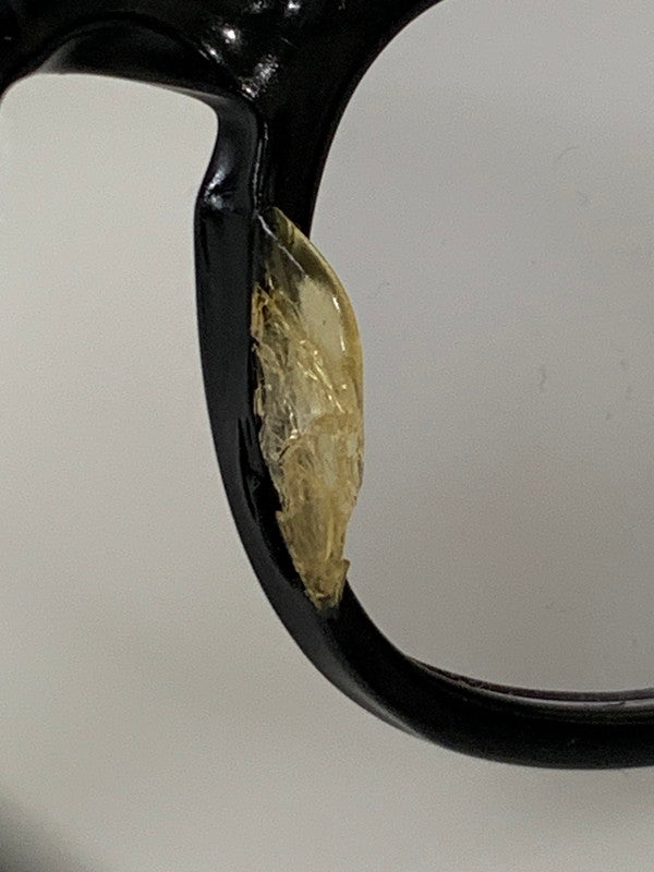 【現状渡し品】【メンズ】 BAUSCH & LOMB Z87 50S BLACK HORN RIMMED BIFOCAL GLASSES ボシュロム メガネ アイウェア 203-250523-yn-01-min サイズ：48□24 カラー：ブラック 万代Net店