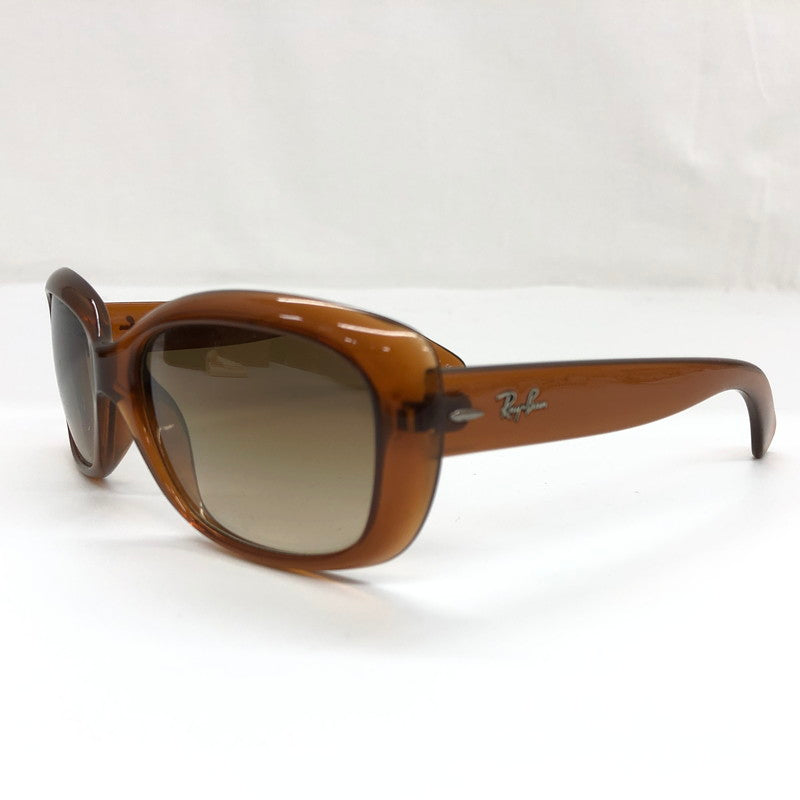 【中古品】【メンズ/レディース】 Ray-Ban レイバン JACKIE OHH RB4101 ジャッキー・オー サングラス アイウェア 203-250529-hn-01-fur サイズ：(実寸)レンズ幅 約6cm/ブリッジ幅 約1.5cm/テンプル長 約13.5cm カラー：ブラウン系 万代Net店