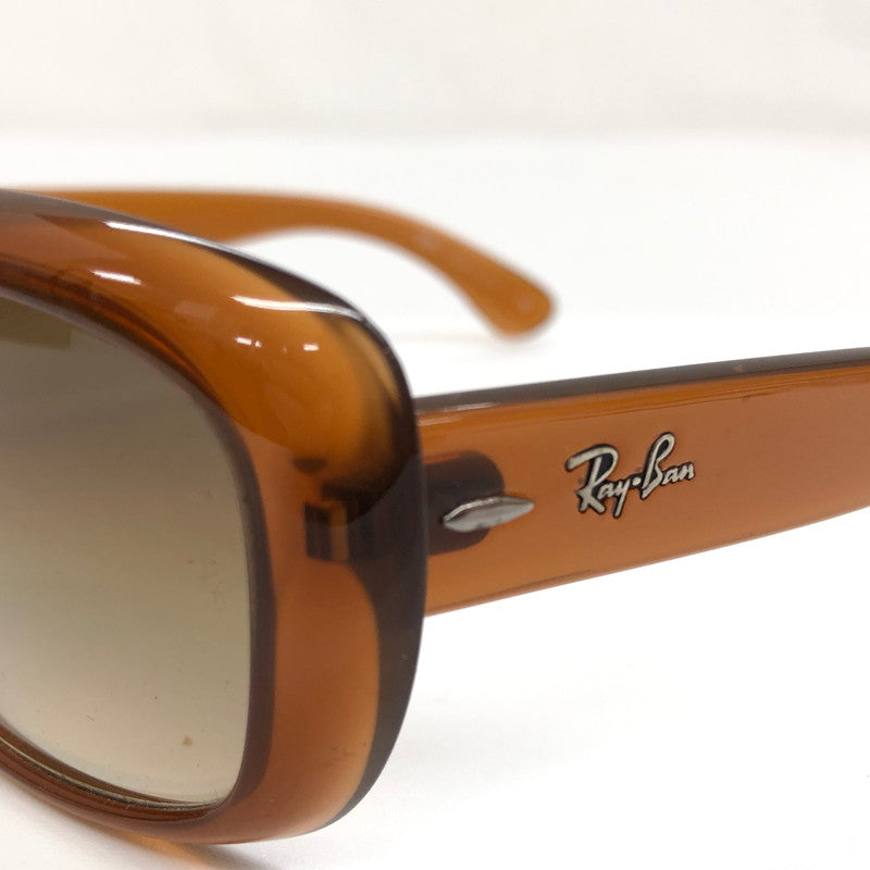 【中古品】【メンズ/レディース】 Ray-Ban レイバン JACKIE OHH RB4101 ジャッキー・オー サングラス アイウェア 203-250529-hn-01-fur サイズ：(実寸)レンズ幅 約6cm/ブリッジ幅 約1.5cm/テンプル長 約13.5cm カラー：ブラウン系 万代Net店