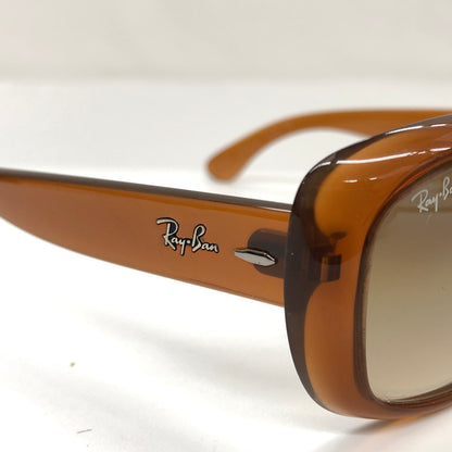 【中古品】【メンズ/レディース】 Ray-Ban レイバン JACKIE OHH RB4101 ジャッキー・オー サングラス アイウェア 203-250529-hn-01-fur サイズ：(実寸)レンズ幅 約6cm/ブリッジ幅 約1.5cm/テンプル長 約13.5cm カラー：ブラウン系 万代Net店