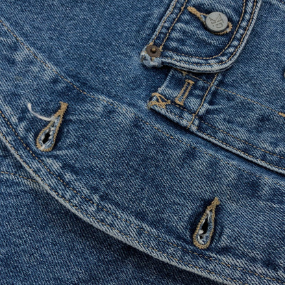 【現状渡し品】【メンズ】 Calvin klein Jeans カルバンクラインジーンズ DENIM VEST 90S USA製 デニムベスト アウター 146-260214-hn-04-fur サイズ：L カラー：インディゴ 万代Net店