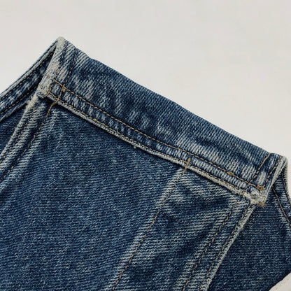 【現状渡し品】【メンズ】 Calvin klein Jeans カルバンクラインジーンズ DENIM VEST 90S USA製 デニムベスト アウター 146-260214-hn-04-fur サイズ：L カラー：インディゴ 万代Net店