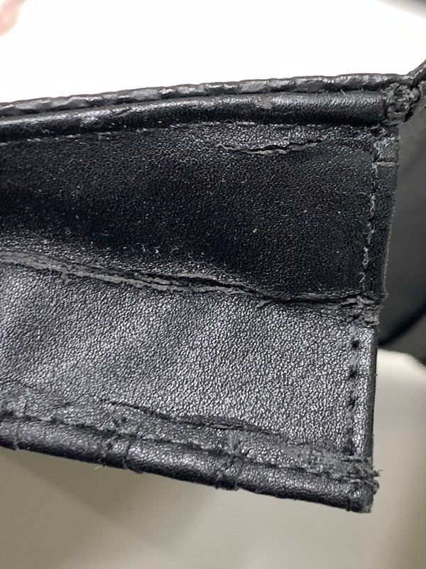 【中古品】【メンズ】 ARMANI JEANS アルマーニ・ジーンズ LONG WALLET  0725247 ロングウォレット 長財布 201-240821-yn-10-min カラー：ブラック 万代Net店