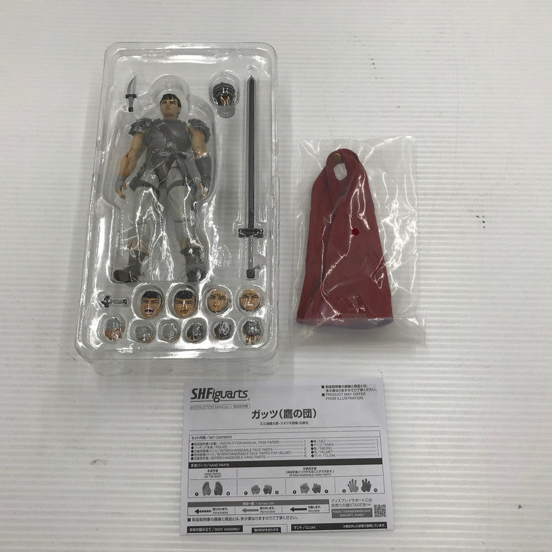 【中古美品】 ベルセルク S.H.Figuarts ガッツ (鷹の団) 開封済み 052-260713-ti-08-tagh 万代Net店