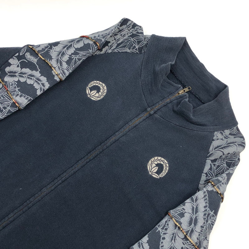 【現状渡し品】【メンズ】 泥棒日記 ドロボウニッキ DW1738 ジップジャケット パーカー トップス 145-260214-hn-05-fur サイズ：中(M) カラー：ネイビー系 万代Net店