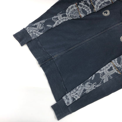 【現状渡し品】【メンズ】 泥棒日記 ドロボウニッキ DW1738 ジップジャケット パーカー トップス 145-260214-hn-05-fur サイズ：中(M) カラー：ネイビー系 万代Net店