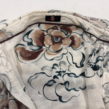【中古品】【レディース】 PAL'LAS PALACE パラスパレス COTTON FLOWER DESIGN L/S SHIRT コットン フラワーデザイン 長袖シャツ トップス 170-260727-hn-08-fur サイズ：4 カラー：ホワイト 万代Net店