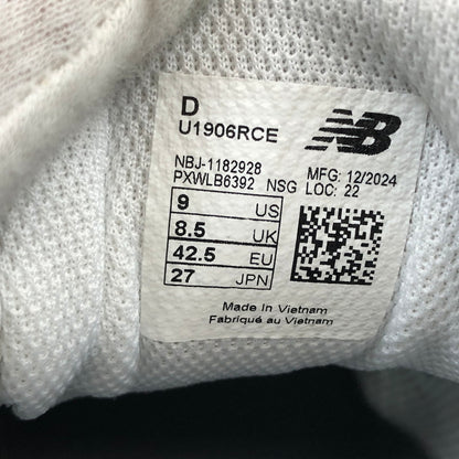 【中古美品】【メンズ】 NEW BALANCE ニューバランス U1906RCE 1906R スニーカー シューズ 靴 162-260510-hn-04-fur サイズ：27.0cm US9 カラー：シルバー/ネイビー/ホワイト 万代Net店