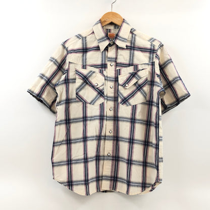 【中古品】【メンズ】 SUGAR CANE シュガーケーン CHECK WESTERN S/S SHIRT SC33413 チェック ウエスタン 半袖シャツ カジュアルシャツ トップス 145-260727-hn-09-fur サイズ：M カラー：マルチカラー 万代Net店