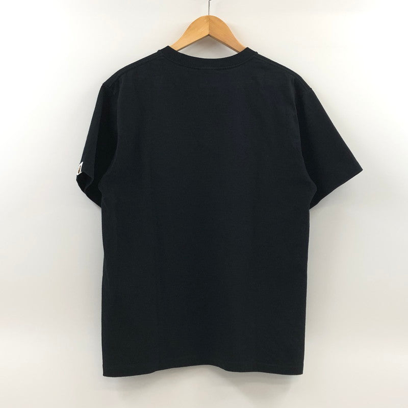 極美品 A BATHING APE BAPE アベイシングエイプ 001TEH801071M Tシャツ ブラック サイズ XL 中古 4c074229 中古・古着通販】A BATHING APE (アベイシングエイプ) Tシャツ