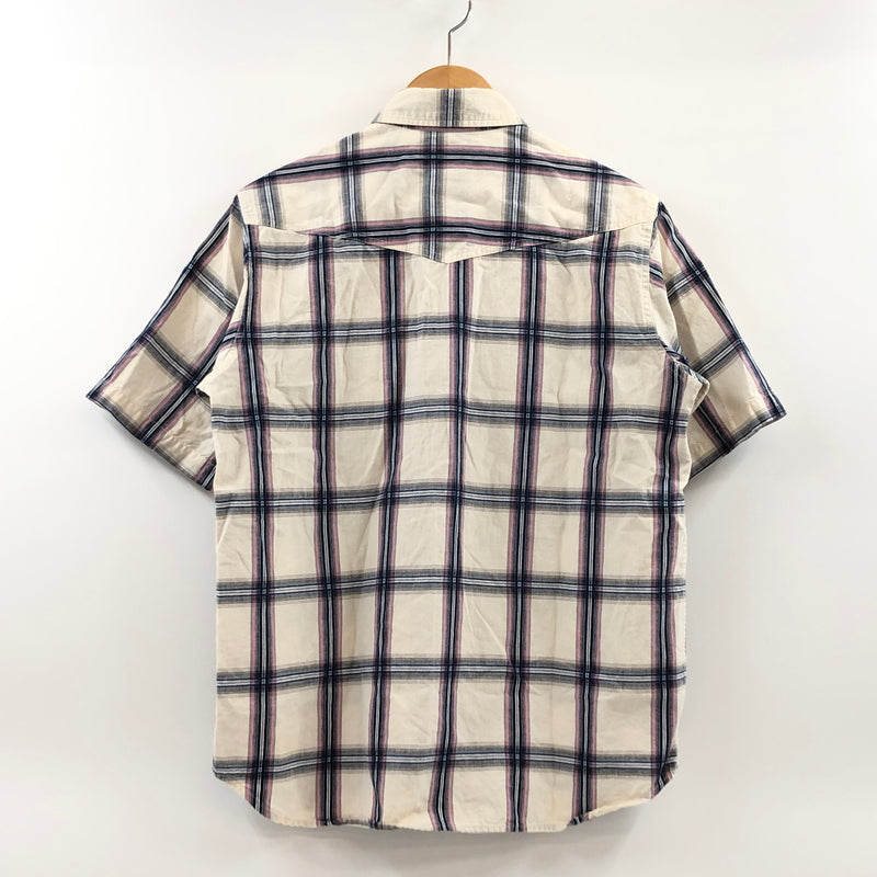 【中古品】【メンズ】 SUGAR CANE シュガーケーン CHECK WESTERN S/S SHIRT SC33413 チェック ウエスタン 半袖シャツ カジュアルシャツ トップス 145-260727-hn-09-fur サイズ：M カラー：マルチカラー 万代Net店